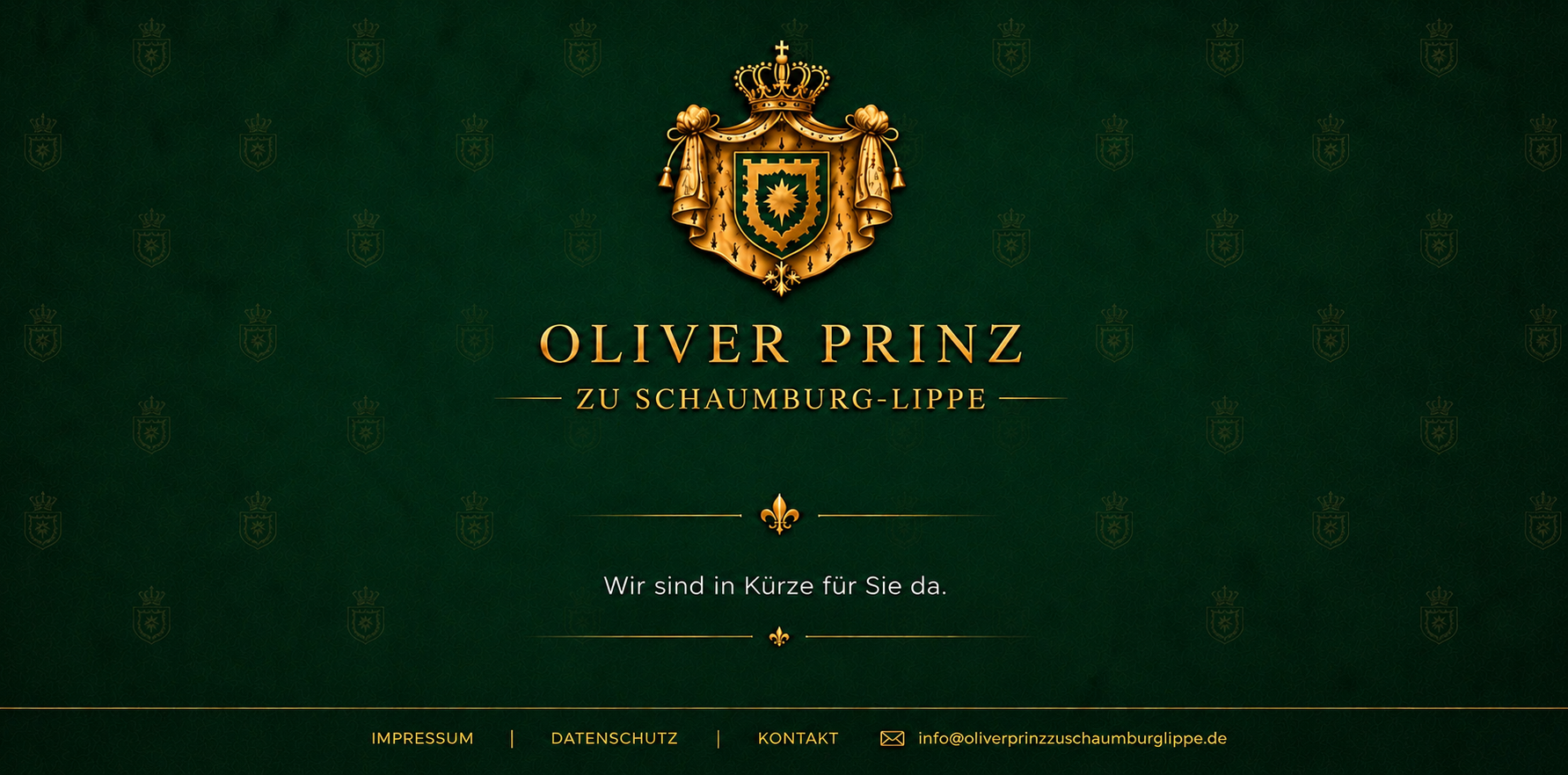 Oliver Prinz zu Schaumburg-Lippe Desktop Startseite